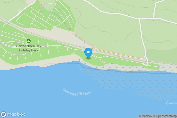 Map location for Carmarthen Bay Holiday Village, Kidwelly, SA17 5HQ