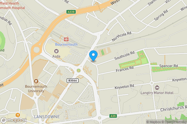 Map location for 44 St Swithuns Road, Bournemouth, BH1 3RJ