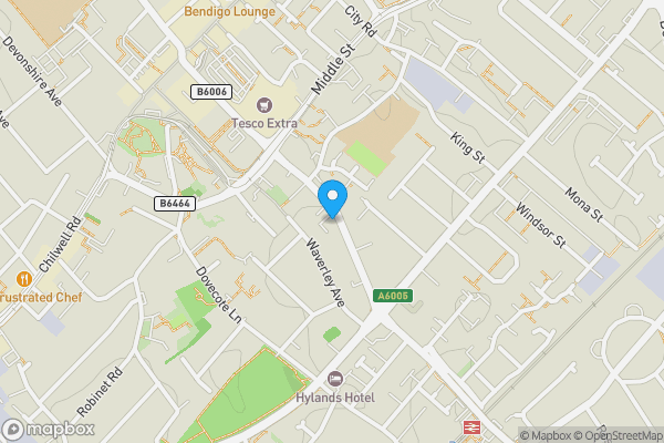 Map location for New Beeston Social Club, 146 Station Road, Beeston, Nottingham NG9 2AY