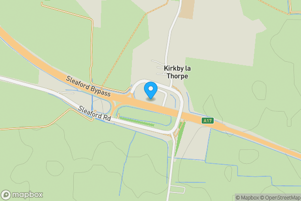 Map location for The Queens Head, Church Lane, Kirkby La Thorpe, Sleaford, Lincolnshire, NG34 9NU