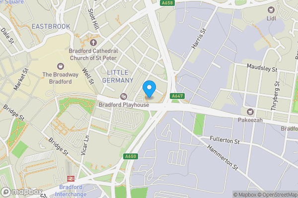 Map location for 101 The Gatehaus, Leeds Road, Bradford, West Yorkshire, BD1 5BQ