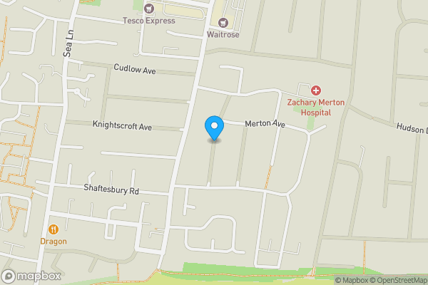 Map location for Amberley Road, Littlehampton, West Sussex, BN16 2EF