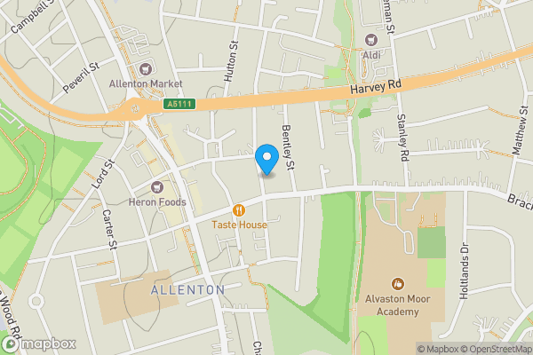 Map location for 6 Cockayne Street South,
Derbyshire, Derby, DE24 8JT