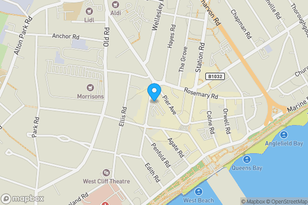 Map location for Jackson Chambers, 10-18 Jackson Road, Clacton-on-Sea, Essex, CO15 1JA