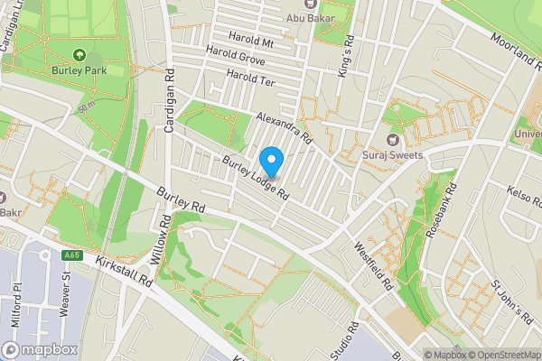 Map location for 36 Autumn Avenue, Leeds , West Yorkshire LS6 1RE