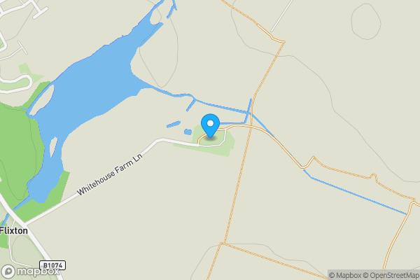 Map location for Whitehouse Farm Barns, Whitehouse Farm Lane, Flixton, Suffolk, NR32 5PG