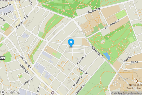 Map location for 6 Burns Avenue, Nottingham NG7 4DR