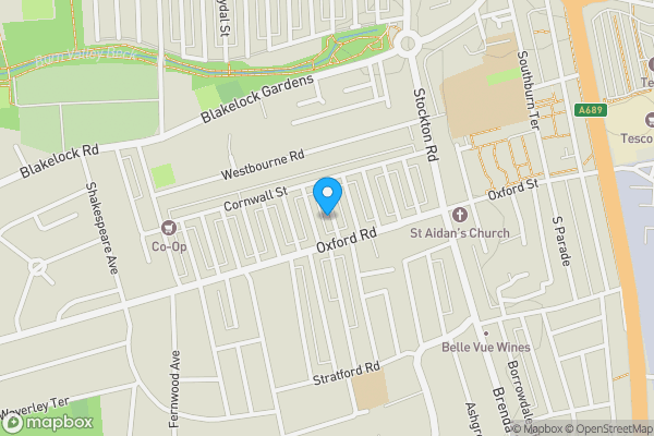 Map location for 24 Eton Street, Hartlepool TS25 5SG