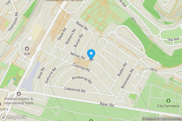 Map location for Milner Road, Brighton, East Sussex, BN2 4BR