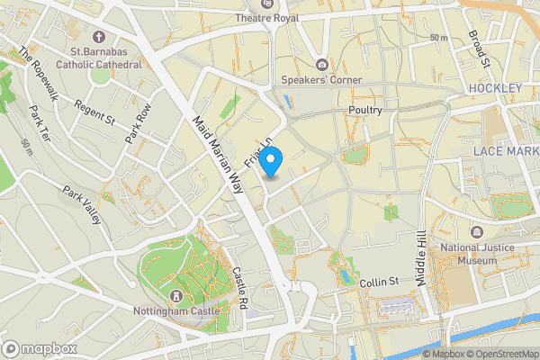 Map location for Flat 209 Minerva House, Nottingham, Nottinghamshire, NG1 6EP