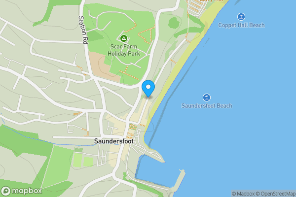 Map location for Smugglers Cottage The Strand, Saundersfoot, Pembrokeshire, SA69 9ET