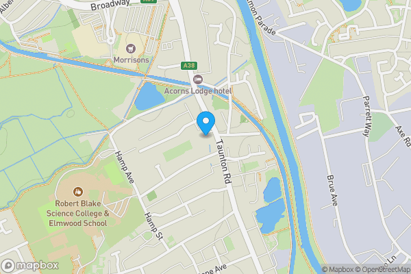 Map location for Development Site @ Carnival Court Taunton Road, Bridgwater, TA6 6AF