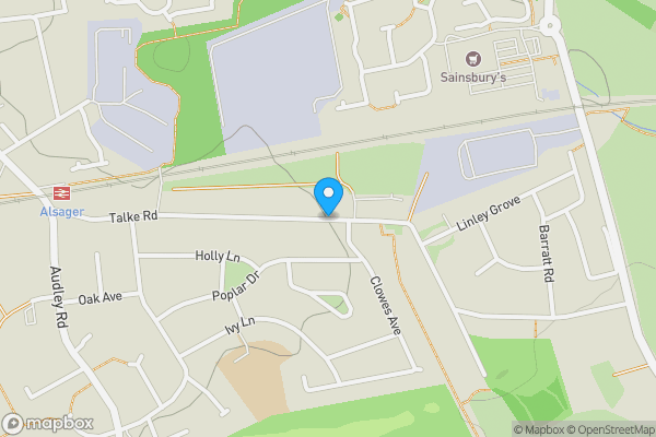 Map location for Talke Road, STOKE-ON-TRENT, Staffordshire, ST7 2PP