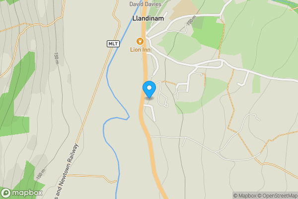 Map location for 2 Tregerddi, Llandinam, Powys, SY17 5DB