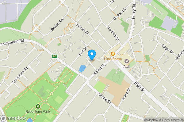 Map location for 8 Muir Street, Flat 0-2, Renfrew, PA4 8PN