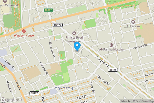 Map location for Apartment 26, 137a Upper Hill Street, Liverpool, Merseyside, L8