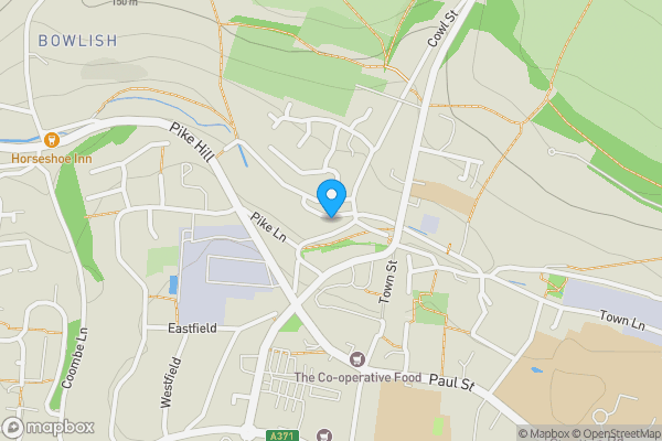 Map location for The Crown Inn, Draycott Road, Shepton Mallet, BA4 5HP