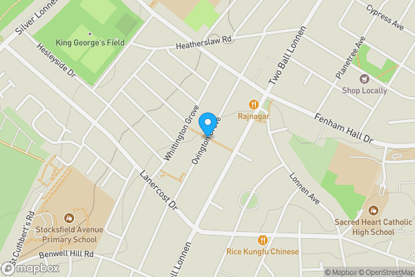 Map location for Ovington Grove, Newcastle Upon Tyne , NE5 2QA