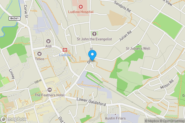 Map location for 41 Burgess Court, Gravel Hill, Ludlow, SY8 1QW