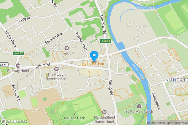 Map location for 71 Market Street, Haddington, East Lothian EH41 3JG