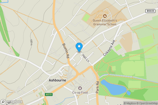Map location for 28 King Street, Ashbourne, Derbyshire, DE6 1EA
