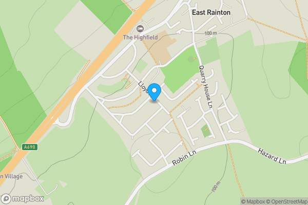 Map location for 20 Lloyd Avenue, East Rainton, Houghton le Spring, Tyne and Wear DH5 9QZ