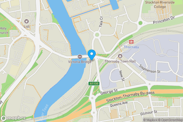 Map location for Flat 16 Newport House, Thornaby Place, Thornaby, Stockton-on-Tees, Cleveland, TS17 6SH