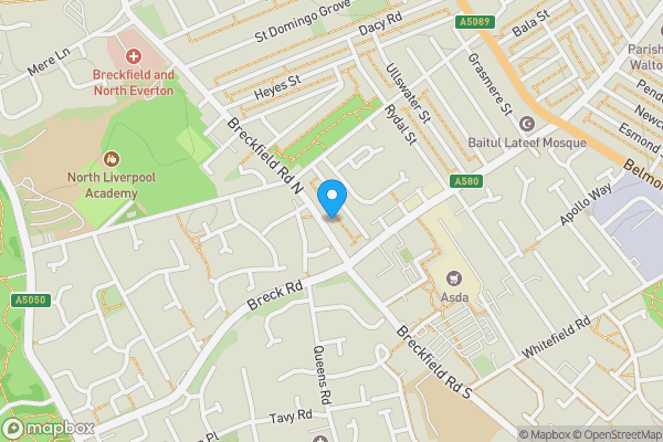 Map location for 22 Breckfield Road North, Liverpool, Merseyside, L5 4NH L5 4NH