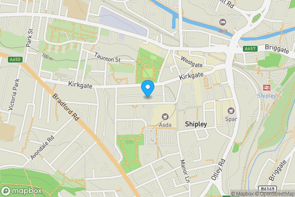 Map location for 23 Alexandra Road, Shipley, West Yorkshire BD18 3ER