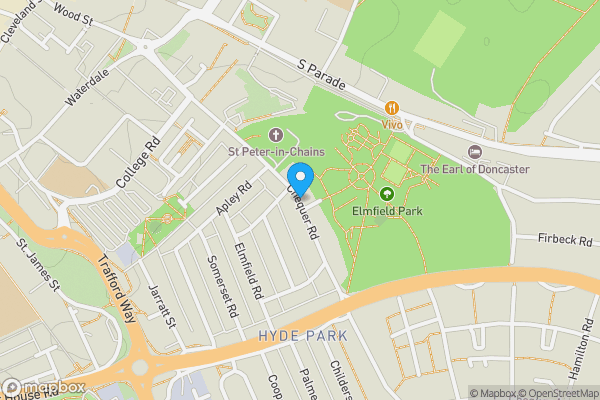 Map location for Chequer Road, DONCASTER, South Yorkshire, DN1 2AN