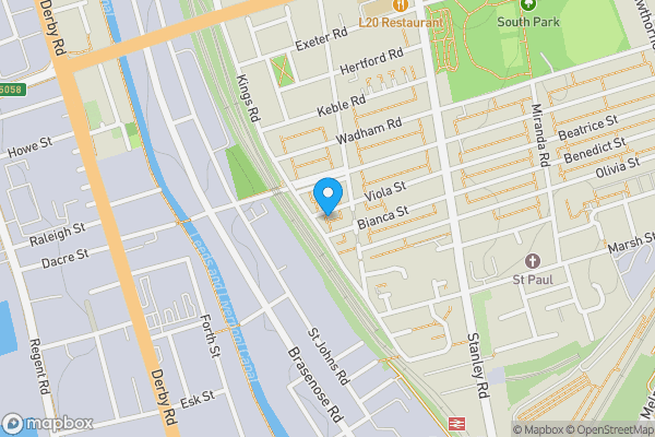 Map location for 2 Viola Street, Bootle, L20 7DP