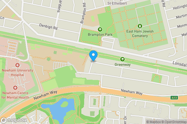 Map location for Stokes Road, LONDON, London, E6 3SE