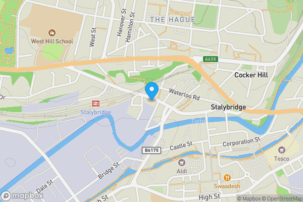 Map location for Old Fleece Hotel, Market Street, Stalybridge, SK15 2AL