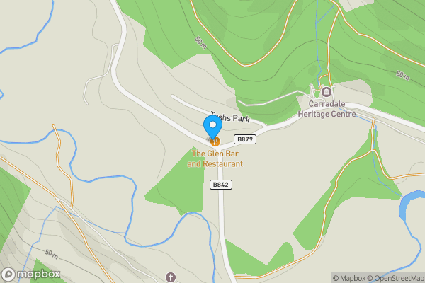 Map location for The Glen Bar and Restaurant, Carradale, Argyll, PA28 6QG