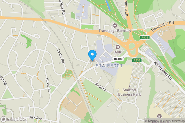 Map location for Ebenezer Wesleyan Reform Church, Hunningley Close, Stairfoot, Barnsley, South Yorkshire S70 3DP