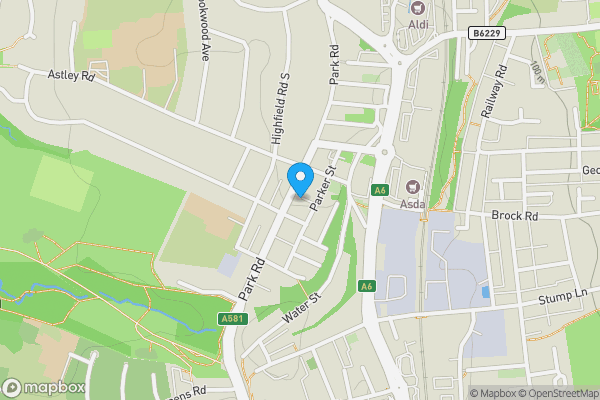 Map location for 32C Park Road, Chorley, Lancashire PR7 1QU