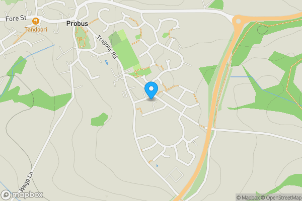 Map location for Parkengear Vean, Truro, TR2 4JT