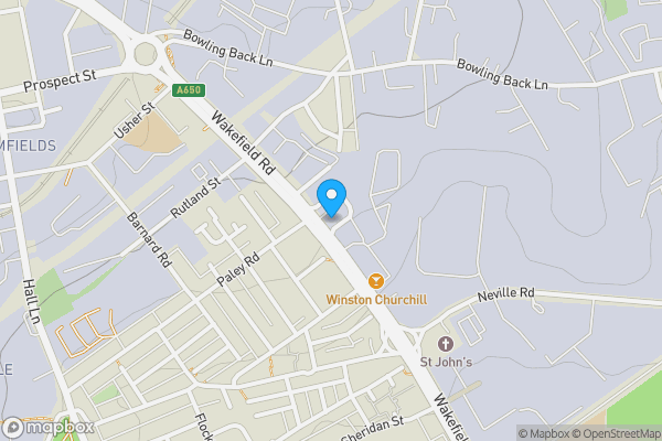 Map location for 351 Wakefield Road, Bradford BD4 7NB