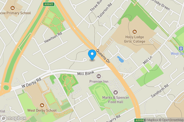 Map location for 48 Sandy Grove, Liverpool, L13 0BU