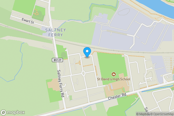 Map location for 43 Kynaston Drive, Saltney Ferry, Chester, CH4 0AT