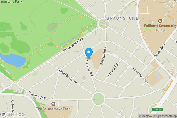 Map location for 33 Peverel Road, Leicester, Leicestershire LE3 1EY