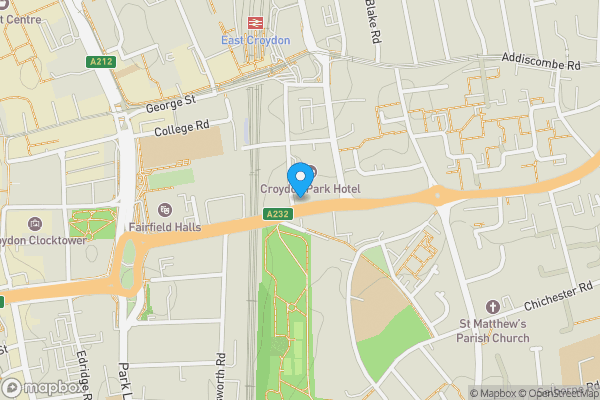 Map location for Flat 108, Altitude Apartments, 9, Altyre Road, CROYDON, Surrey, CR0 5BP