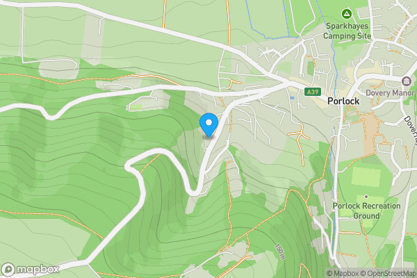 Map location for 16 Redway, Porlock, Porlock, TA24 8QG