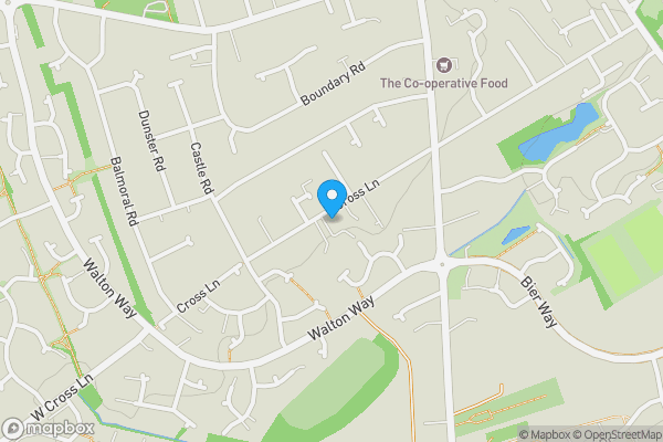 Map location for 24 Cross Lane, Mountsorrel, Loughborough, Leicestershire LE12 7BY