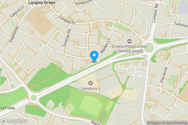 Map location for Emberwood, Crawley, West Sussex, RH11 7QT