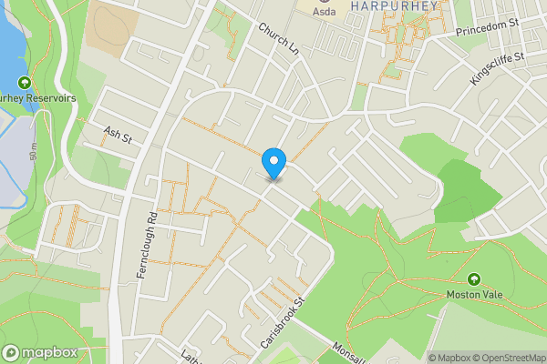 Map location for Land & Buildings At Conran Street Market, Conran Street, Manchester, Greater Manchester, M9 5PR