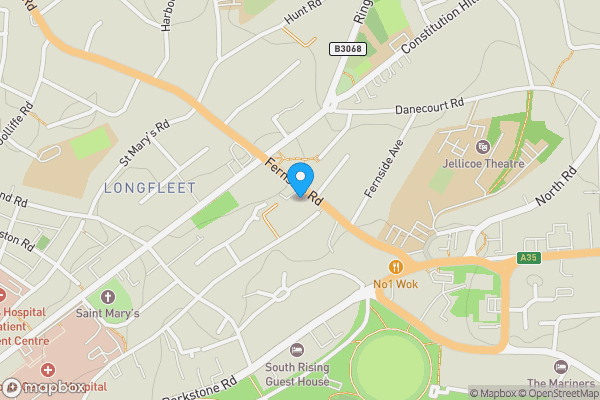 Map location for 29 Fernside Road, Poole, BH15 2QU