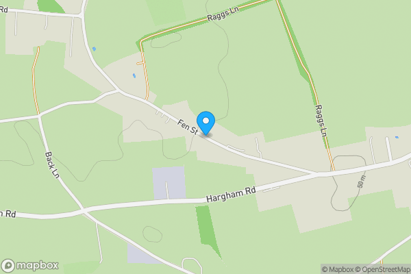 Map location for Land and buildings off, Fen Street, Old Buckenham, Norfolk NR17 1NW