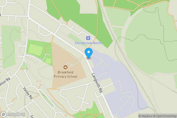 Map location for 111 Langwith Road, Langwith Junction, Mansfield, NG20 9RN