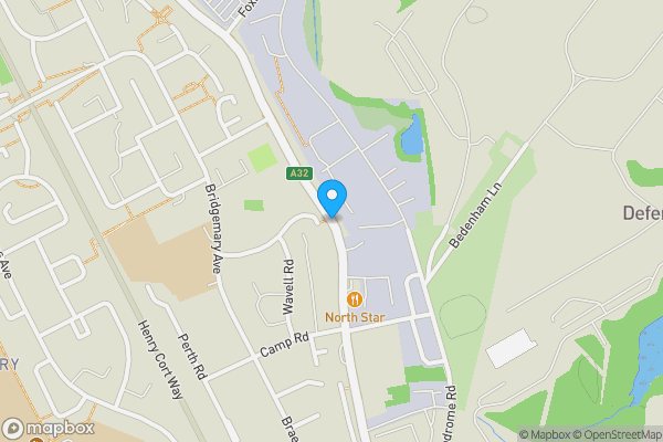 Map location for fareham road, gosport. auction